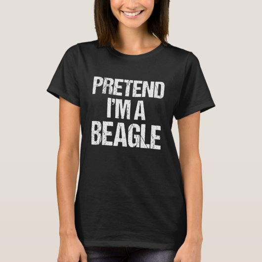 ハロウィン コスチューム ビーグル なりきり Tシャツ (正面)