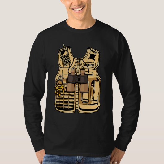 ハロウィン コスチューム 動物園 サファリ Tシャツ (正面)