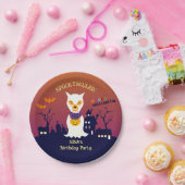 ハロウィン コスチューム 女子 誕生日パーティー ペーパープレート (パーティー)