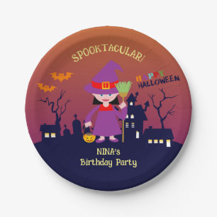 ハロウィン コスチューム 女子 誕生日パーティー ペーパープレート