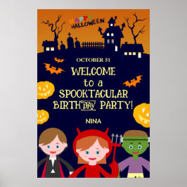 ハロウィン コスチューム 女子 誕生日 パーティー  ポスター