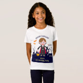 ハロウィン コスチューム 女子 誕生日 パーティー Tシャツ (正面フル)