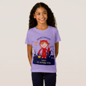 ハロウィン コスチューム 女子 誕生日 パーティー Tシャツ (正面フル)