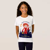 ハロウィン コスチューム 女子 誕生日 パーティー  Tシャツ (正面フル)