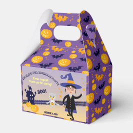 ハロウィン コスチューム 少年 魔法使い 誕生日 パーティー フェイバーボックス