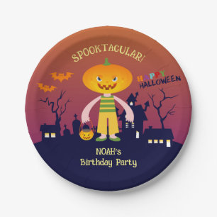 ハロウィン コスチューム 男の子 誕生日 パーティー ペーパープレート