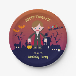 ハロウィン コスチューム 男の子 誕生日 パーティー ペーパープレート