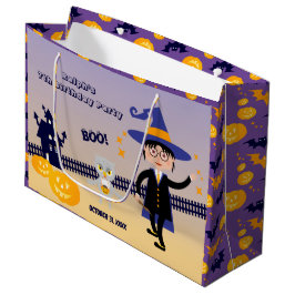 ハロウィン コスチューム 男の子 魔法使い 誕生日 パーティー ラージペーパーバッグ