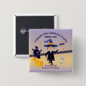 ハロウィン コスチューム 男の子 魔法使い 誕生日 パーティー 缶バッジ (正面&裏面)
