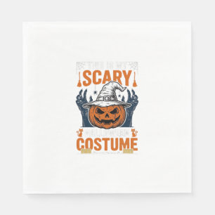 ハロウィン コスチューン かぼちゃ 魔女 帽子 Tシャツ_1 スタンダードランチョンナプキン