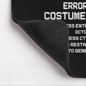 ハロウィン コスプレ 見つかりません 面白い 404エラー マウスパッド (コーナー)