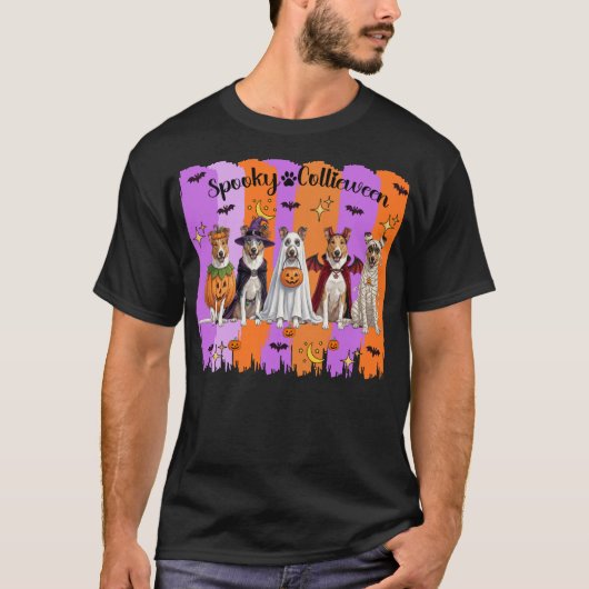 ハロウィン・コリー Tシャツ (正面)