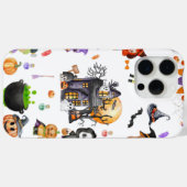 ハロウィン コンセプト イラスト ホワイトケース Case-Mate iPhoneケース (裏面 (横))