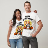 ハロウィン コーギーウィーン、スプーキーコーギー犬 Tシャツ (ユニセックス)