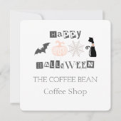 ハロウィン コーヒーショップ 季節のビジネス ブランディング (正面)