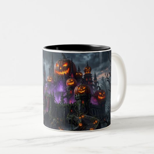 ハロウィン コーヒーマグ ツートーンマグカップ (正面右)