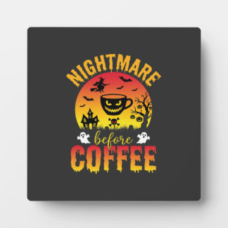 ハロウィン コーヒー ナイトメア ビフォア コーヒー スプーキー ヴェ フォトプラーク