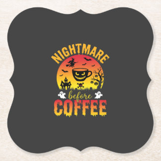 ハロウィン コーヒー ナイトメア ビフォア コーヒー スプーキー ヴェ ペーパーコースター