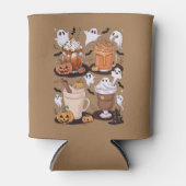 ハロウィン コーヒー 可愛い 秋 アイスコーヒー 愛好家 プレゼント 缶クーラー (正面)