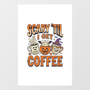 ハロウィン コーヒー 怖いのはコーヒーまで ヴィンテージTシャツ_ ウィンドウサイン