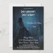 ハロウィン ゴシック墓地 コスチューム スイート16 招待状 (正面)