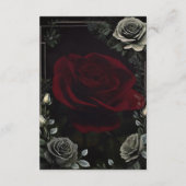 ハロウィン ゴシック ウェディング 詳細 封入カード エンクロージャーカード (裏面)