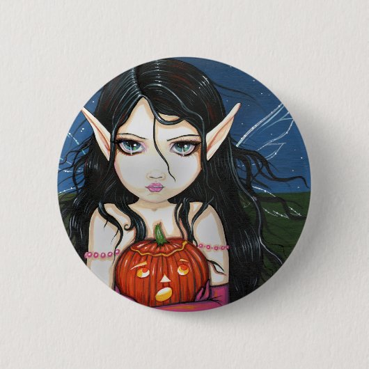 ハロウィン ゴシック フェアリー ピンバッジ (正面)