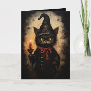 ハロウィン・ゴス・オカルトのための黒猫デザイン, 黒猫のゴシックデザイン カード