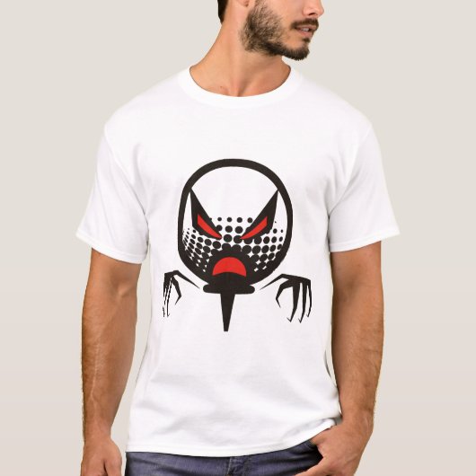 ハロウィン ゴルフ グループ 墓場 怖い Tシャツ (正面)
