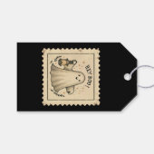 ハロウィン ゴーストランタン - 「お化けだよ」 ギフトタグ (正面(横))