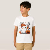 ハロウィン ゴースト コーヒー アイスコーヒー M Tシャツ (正面フル)