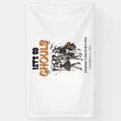 ハロウィン・ゴースト・バチェロレッテ・パーティー 横断幕 (縦)