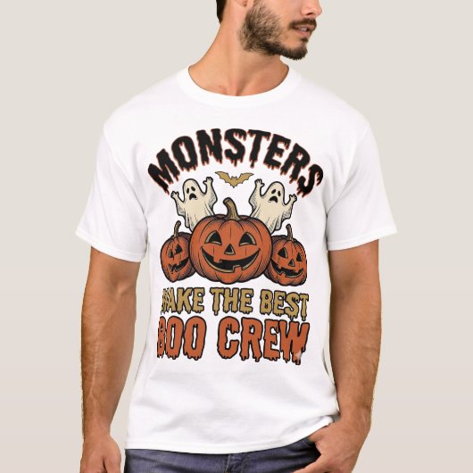 ハロウィン ゴースト パンプキン ヴィンテージ 彫刻 面白い Tシャツ (正面)