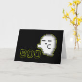 ハロウィン+ゴースト - ブー 2 カード (黄色い花)