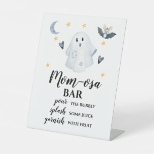 ハロウィン ゴースト リトルブー ベビーシャワー MOM-OSA BAR 台座サイン