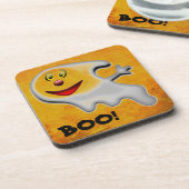 ハロウィン ゴースト 硬質プラスチック コースター (左側)