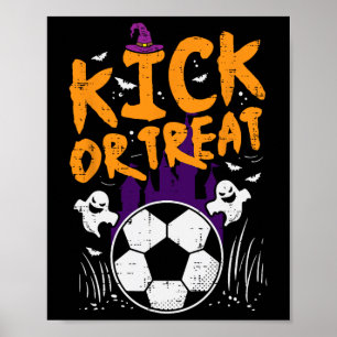 ハロウィン サッカー キック オア トリート フットボール 衣装 ボー ポスター