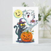 ハロウィン サンキューカード (スタンド正面)