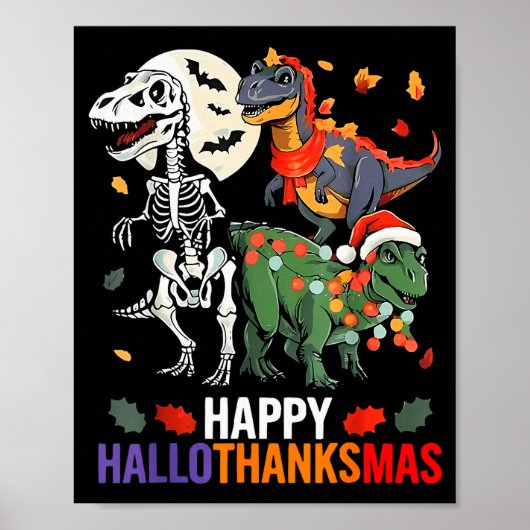 ハロウィン+サンクスギビング+クリスマス ディ ポスター (正面)