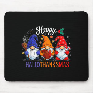 ハロウィン サンクスギビング クリスマス ハッピー ハロサン マウスパッド