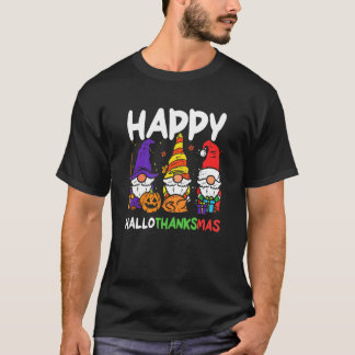 ハロウィン サンクスギビング クリスマス ハッピー ハロサン Tシャツ