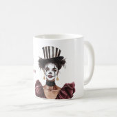 ハロウィン サーカス ハット 女性用 コーヒーマグカップ (正面右)