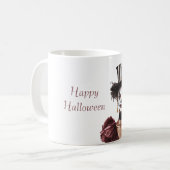 ハロウィン サーカス ハット 女性用 コーヒーマグカップ (正面左)
