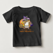 ハロウィン シマリス 赤ちゃんTシャツ