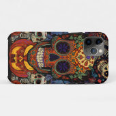 ハロウィン,シュガースカル パンプキン フィエスタ,カラベラ Case-Mate iPhoneケース (裏面(横))