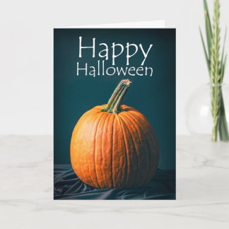 ハロウィン シンプルなパンプキンの静物 シーズンカード
