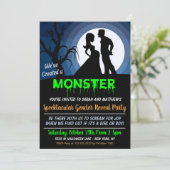 ハロウィン　ジェンダー・リビール・パーティー招待状 招待状 (スタンド正面)