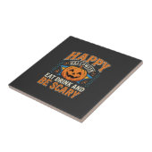 ハロウィン ジャックオランタン 食べる 飲む 怖い_1 タイル (側面)