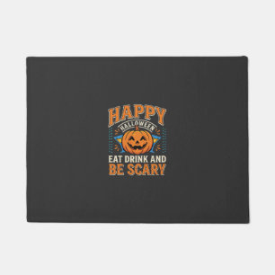 ハロウィン ジャックオランタン 食べる 飲む 怖い_1 ドアマット