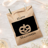 ハロウィン ジャックオーランタン お菓子袋 フェイバーバッグ (クリップ留めされた状態)